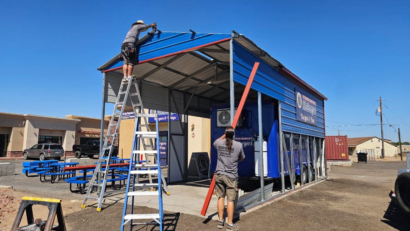 Food Trailer Canopy