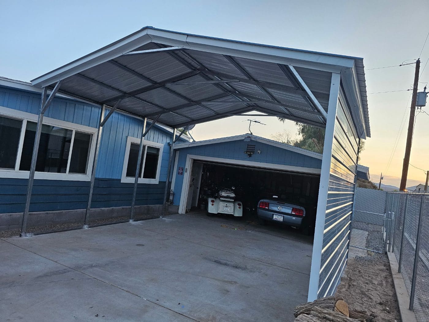 Attached Carport